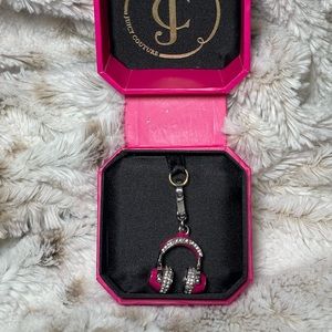 Juicy Couture Charm - Rhinestone Headphones